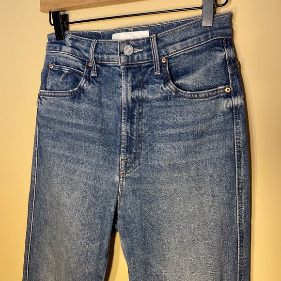 Mother Highwaisted Straight Flared Jeans - Picture 2 of 7